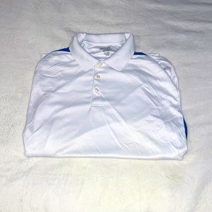 CHAPS GOLF XXL White and Blue Shirt